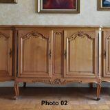 Low style sideboard in solid cherry