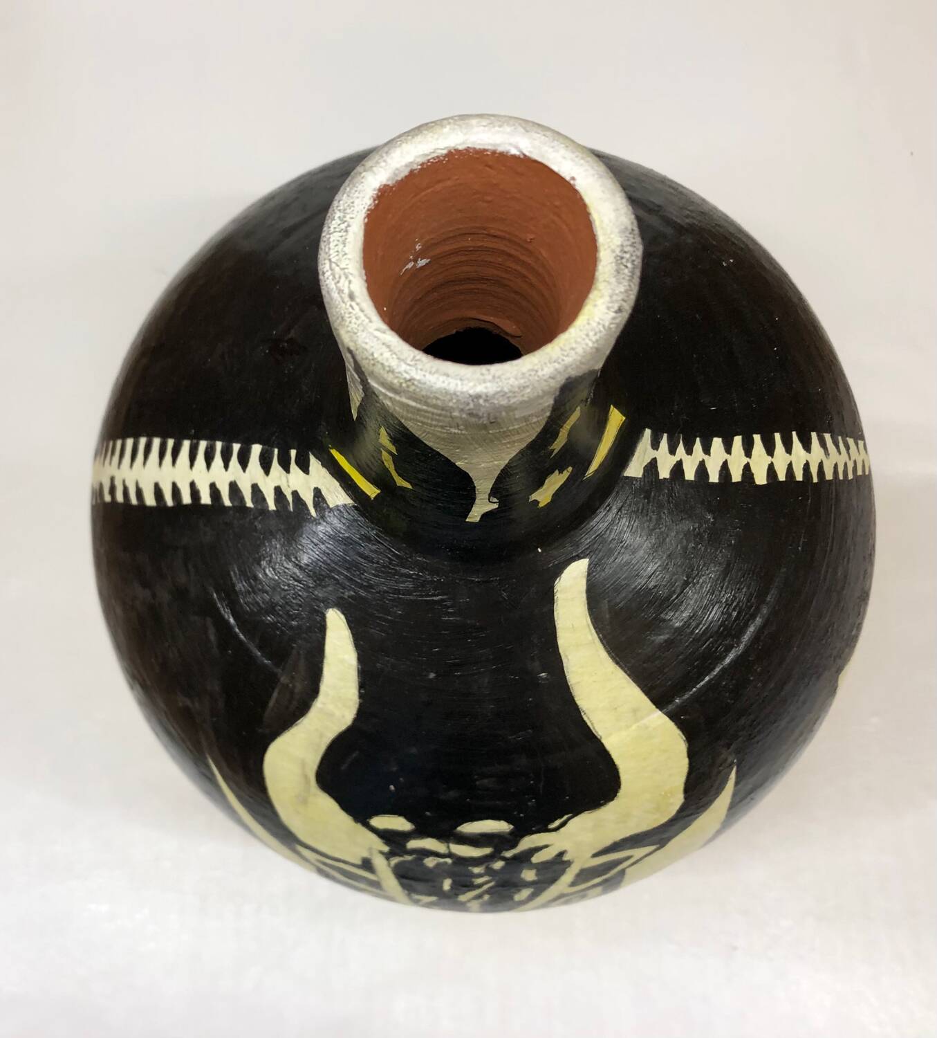 Picasso-inspired bull vase