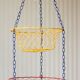 Suspension of 3 metal fruit baskets, circa 1980