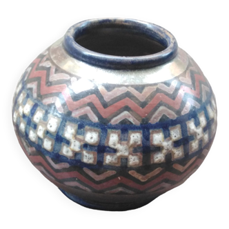 Lamali iridescent ceramic vase