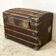 Grande malle de voyage vintage 1930's