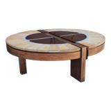 Old Roger Capron Vallauris/coffee bean coffee table