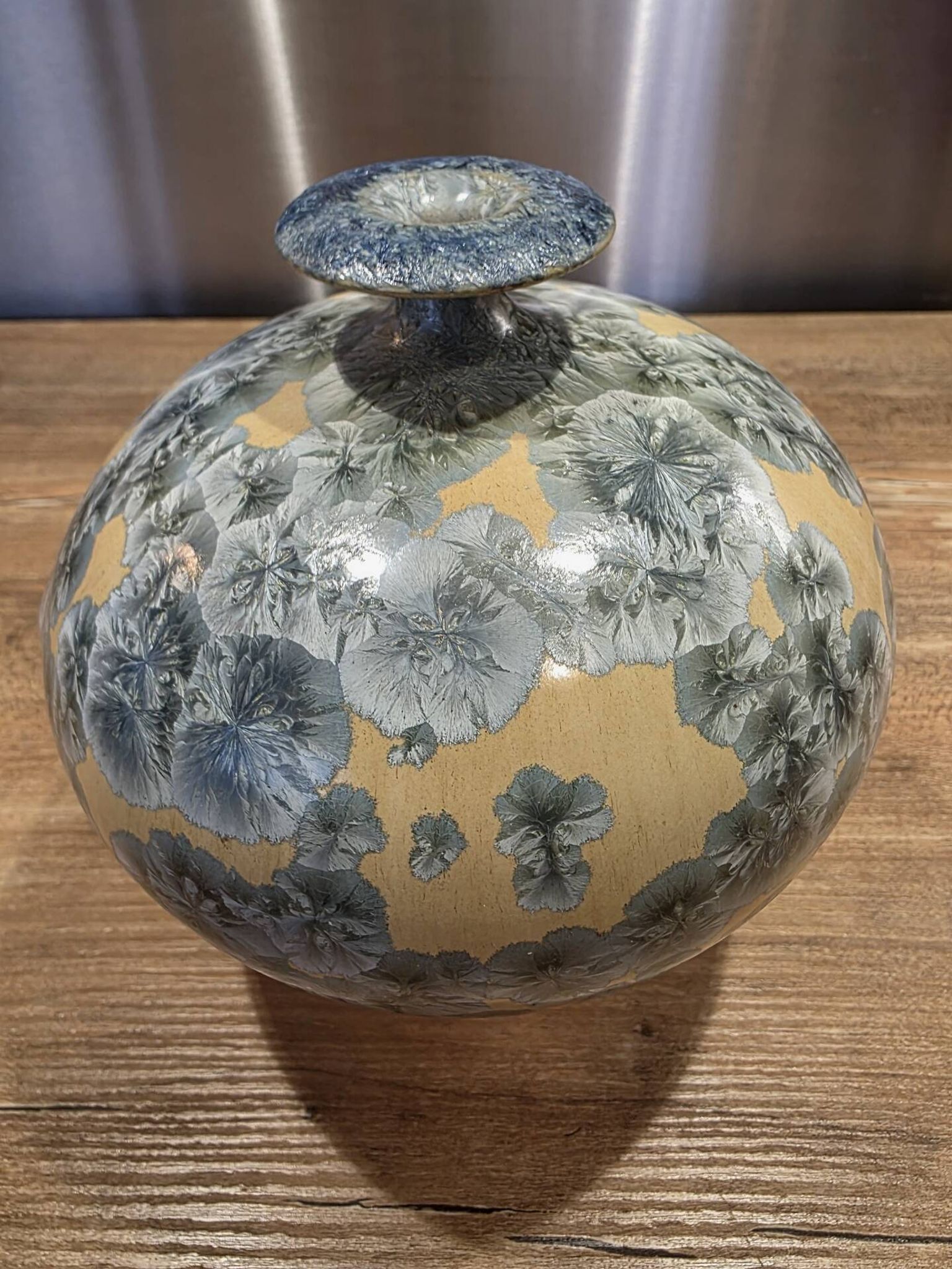 Marius Bessone round vase soliflore (Vallauris) RARE