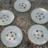 5 plates dessert DIGOIN model Sirocco