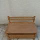 Coffre à jouets vintage en bois & rotin – une belle pièce pleine de charme