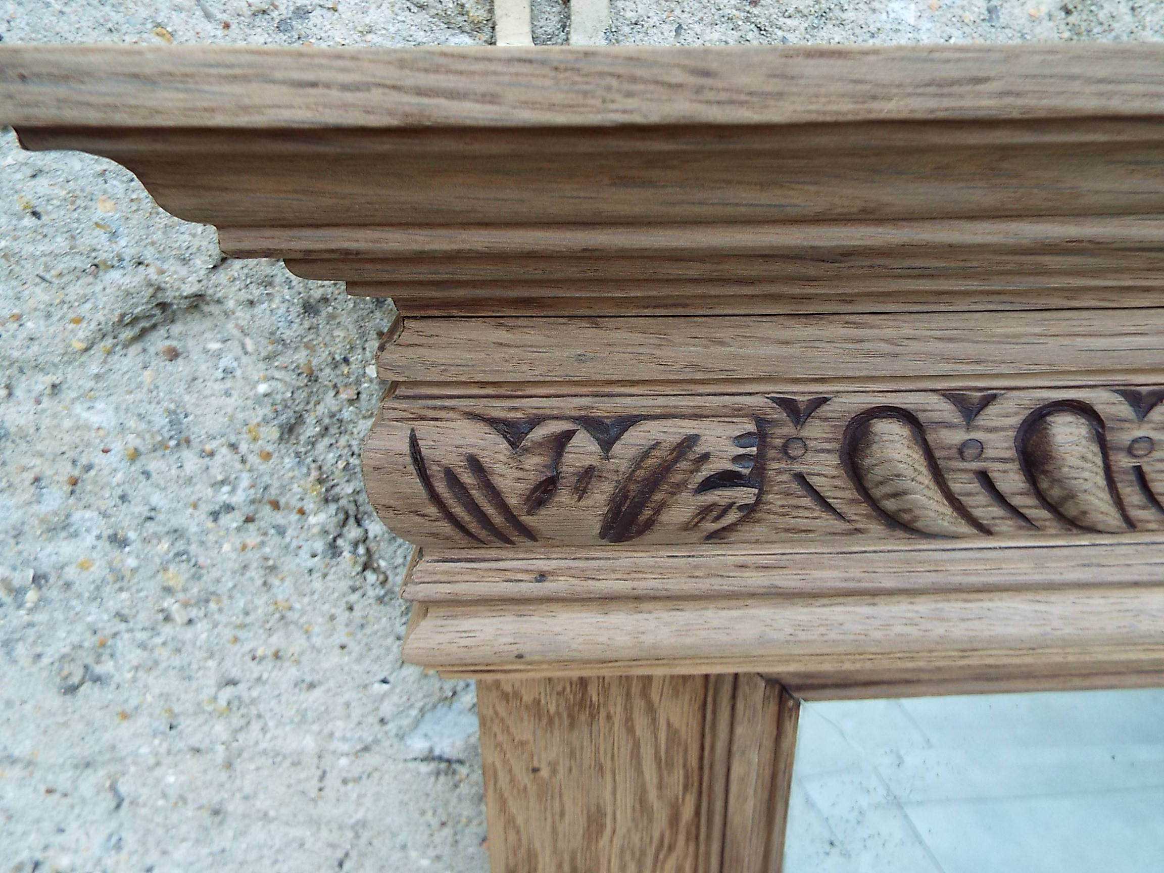 Old mirror henri ii light