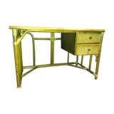 Desk with 2 drawers rattan
