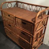 Bamboo dresser