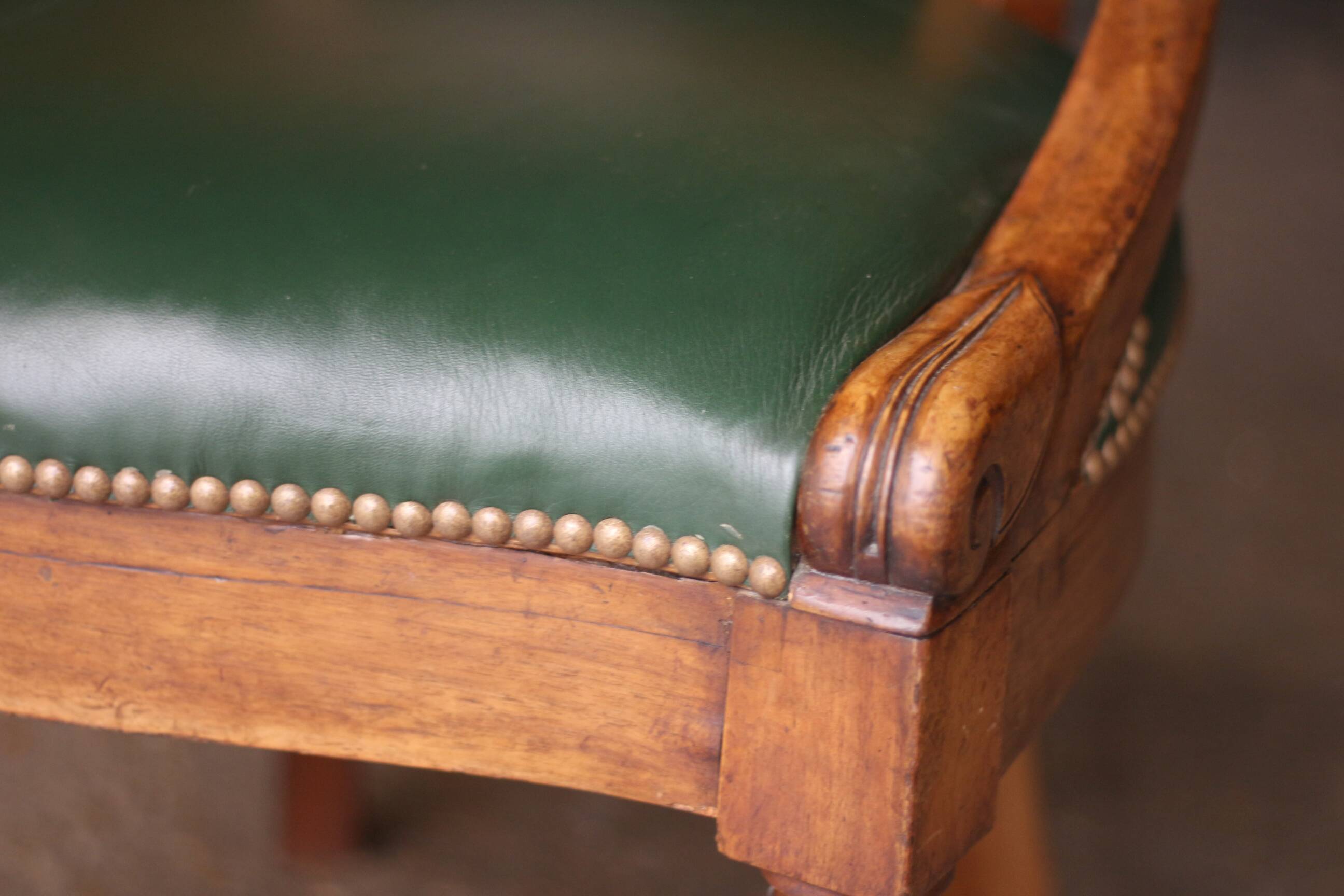 Restoration chair of the national collections. Stamped.