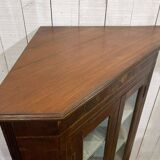 Early 20th century walnut corner cabinet