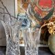 Duo de vases en cristal français vintage