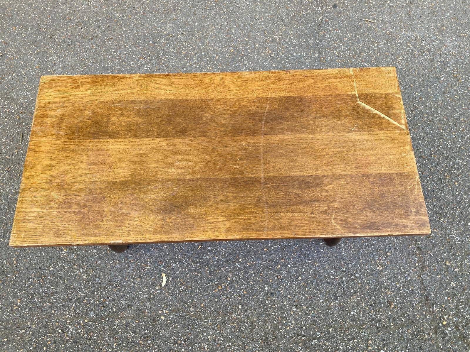 Vintage wooden coffee table 95x45cm