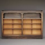 Bibliothèque Art Déco en bois de l'école de La Haye, années 1930