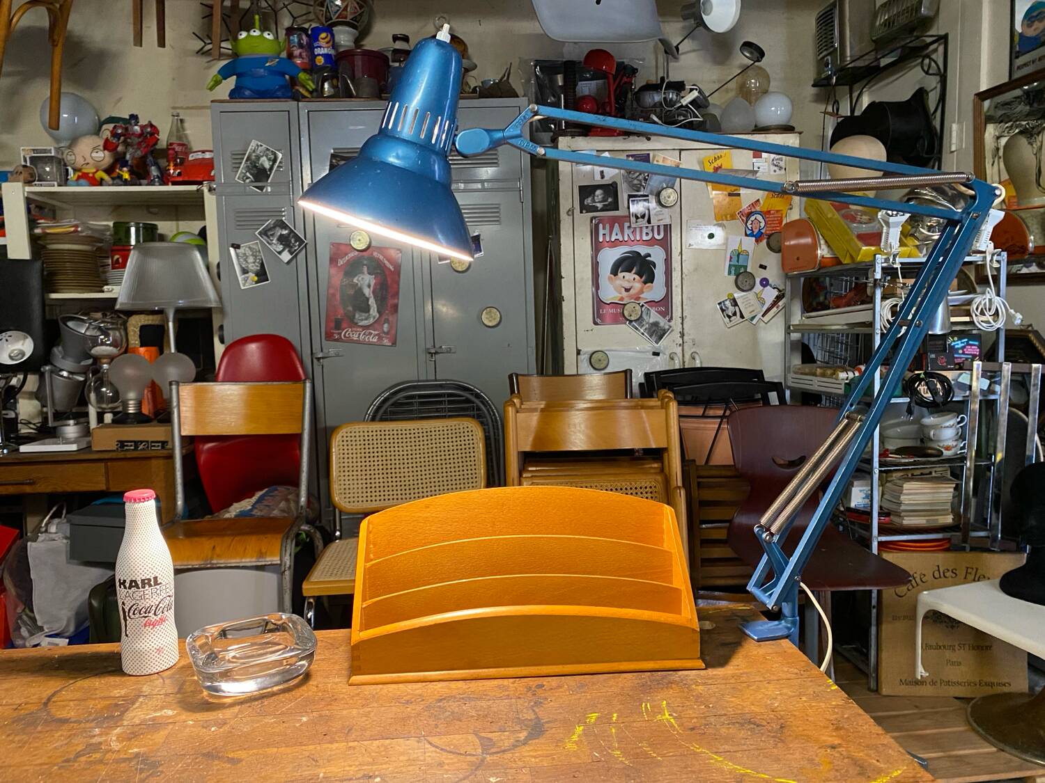 Febo 55 Scandinavian design architect desk lamp, vintage 70s