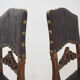Pair of Antique Embossed Leather Chairs