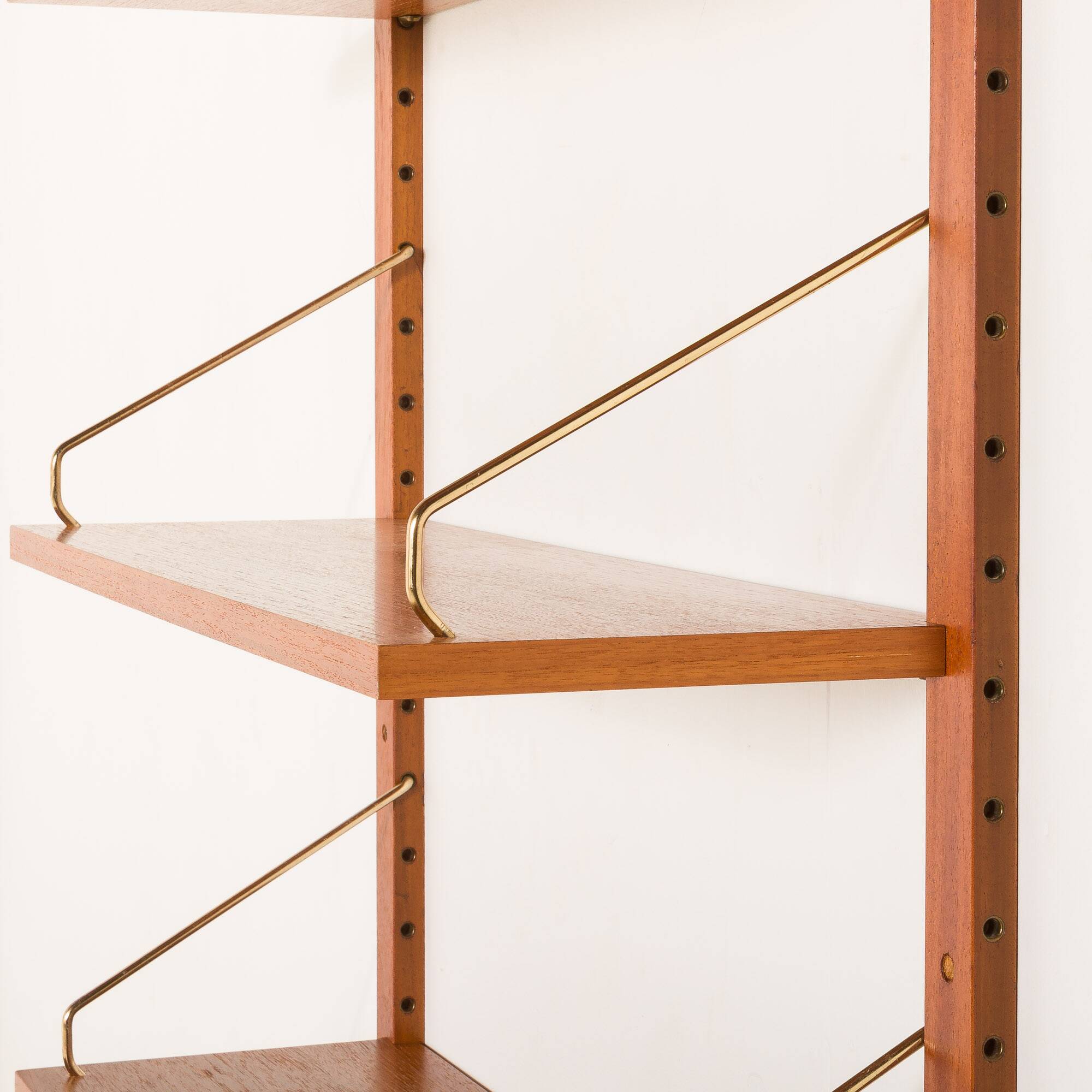 Poul Cadovius shelving unit in teak for Cado, Denmark, 1960s
