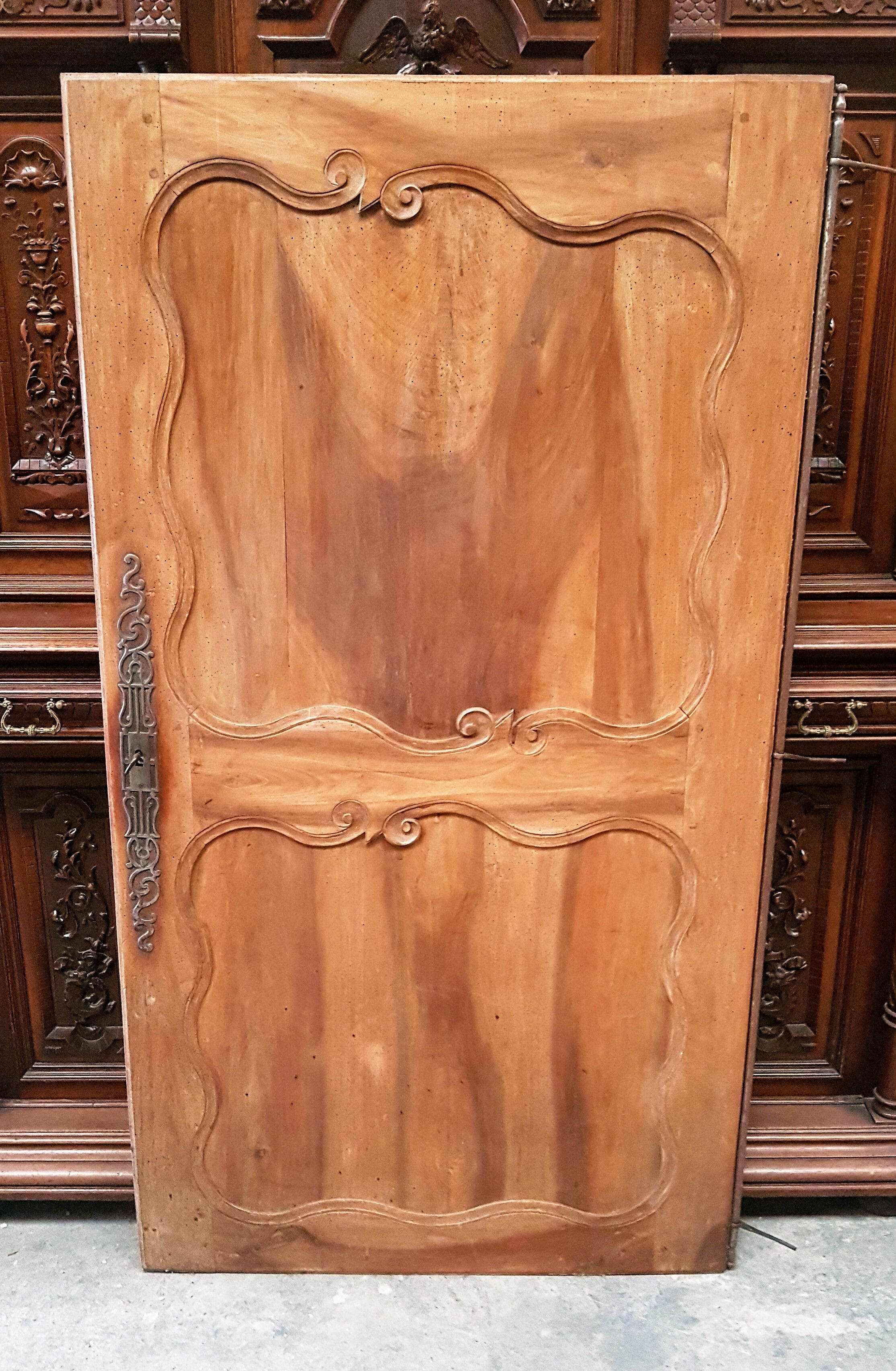Old wooden door