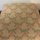 Antique napoleon lll style footrest blackened wood and cross stitch embroidery