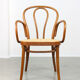 Vintage Bentwood Wide Seat and Arms Bistro Chair