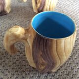 Series of 4 mugs
