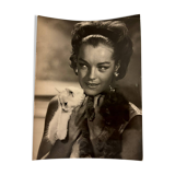 Original film photo Romy Schneider in Chanel outfit 1960