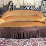 Sofa - Napoleon III toad bench in GOLD velvet