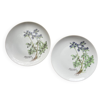 2 assiettes en porcelaine Winterling pour Mobil