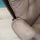 Fauteuil en cuir, design danois, années 1960, fabriqué par Genega Møbler