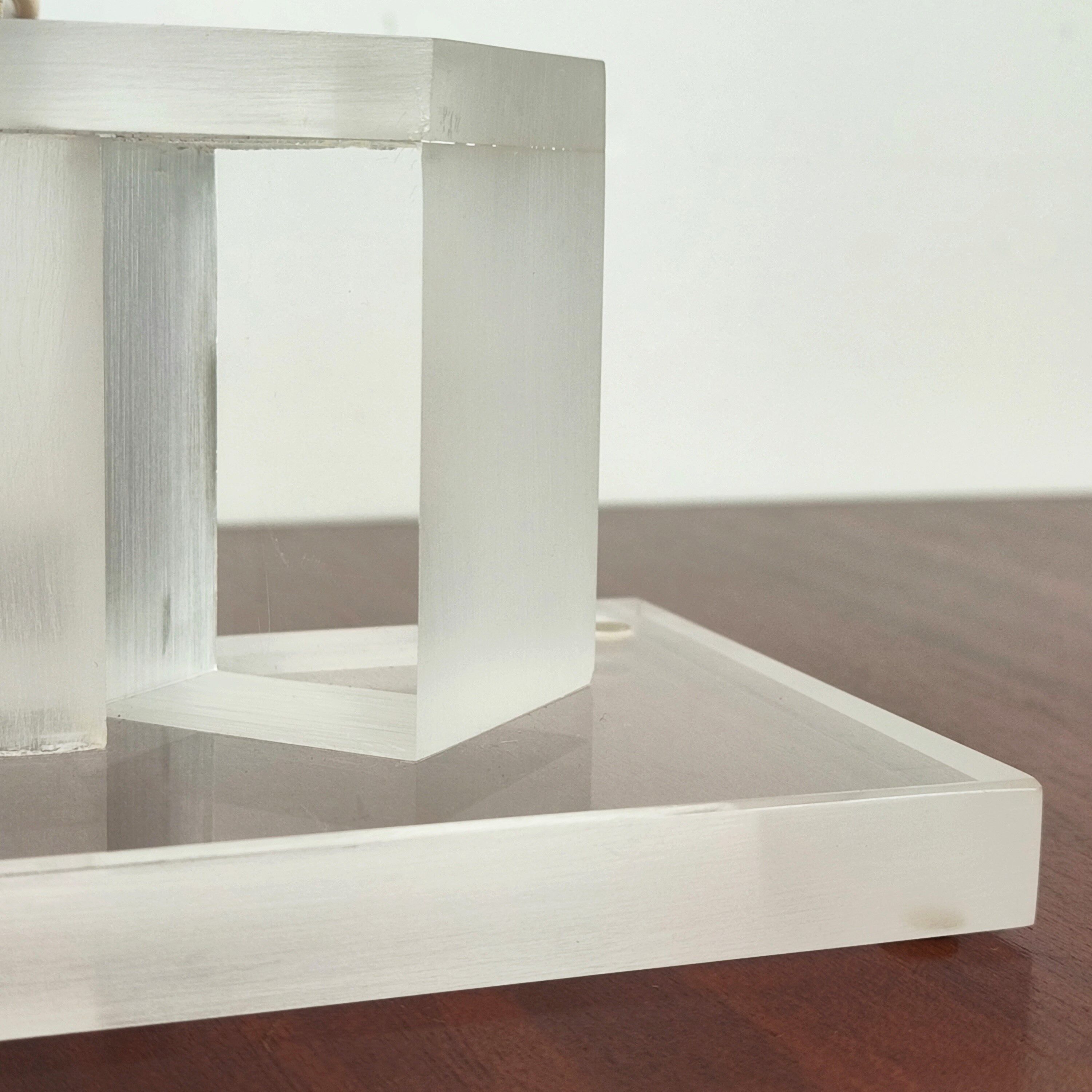 Italian lamp in plexiglass