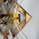 Art Deco mirror glass wall lights