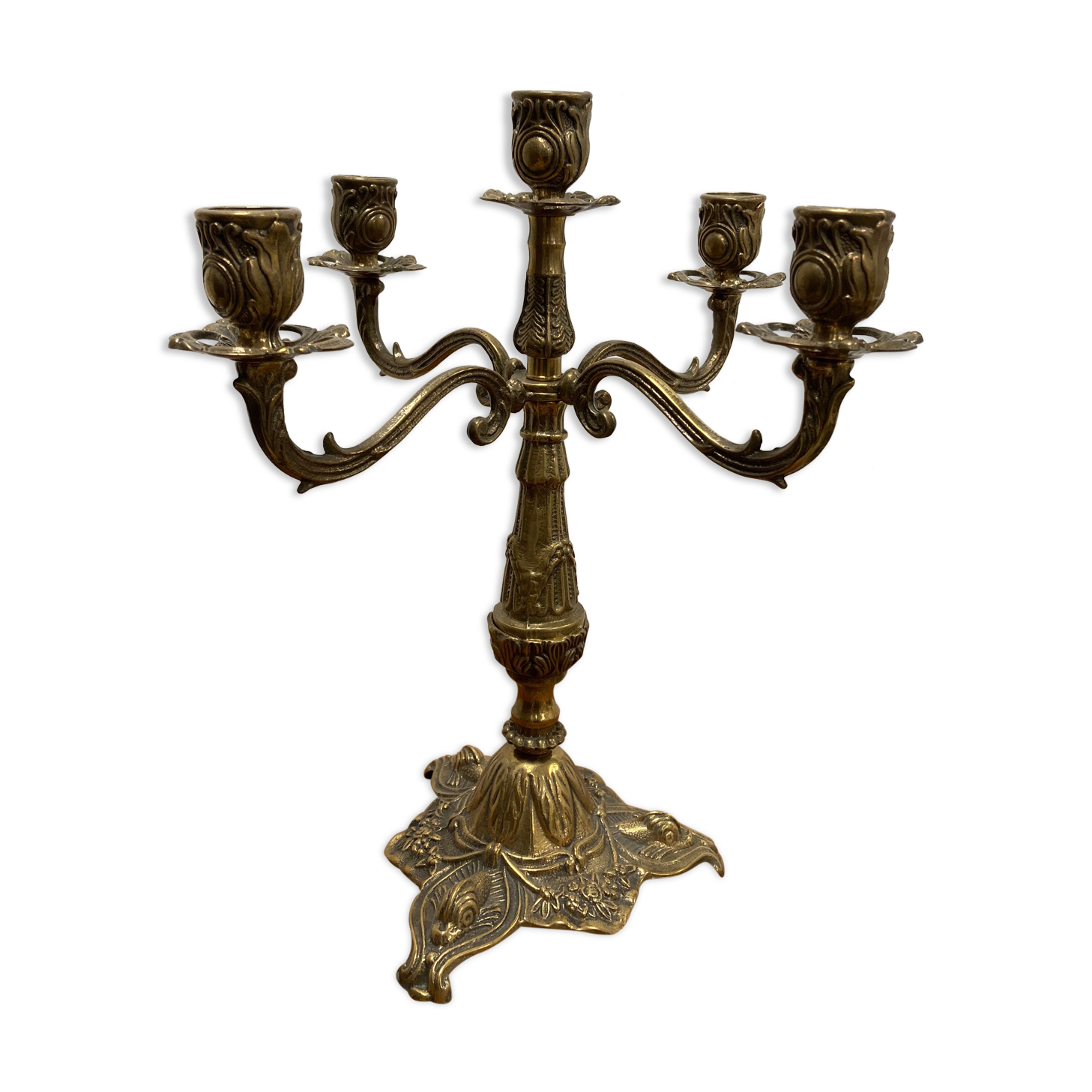 Five-branched chandelier