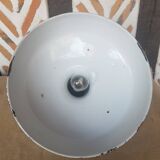 Industrial bowl suspension in enamelled sheet metal