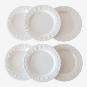 6 assiettes plates Quadrifoglio