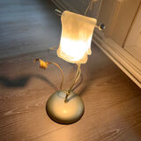 Lampe à poser design pâte de verre