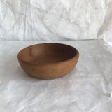Natural teak bowl, vintage Scandinavian design
