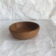 Natural teak bowl, vintage Scandinavian design