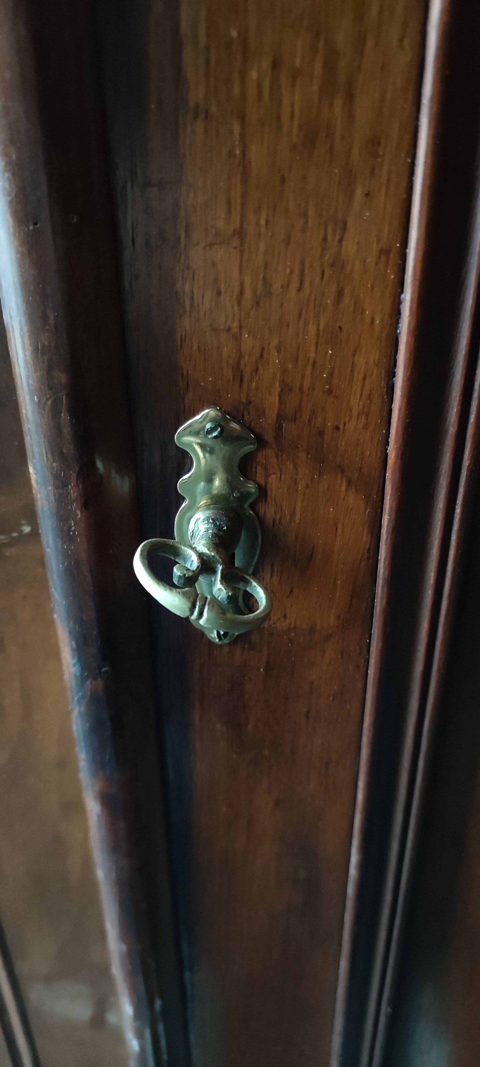 Wardrobe two doors Louis Philippe walnut