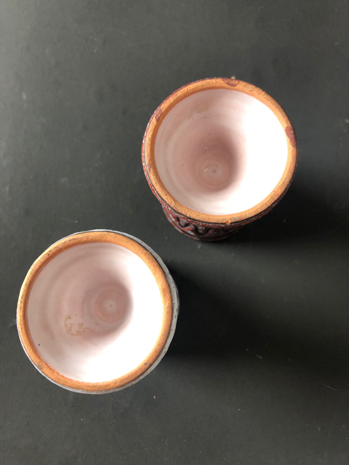 Paire de coquetiers par Jean Austruy