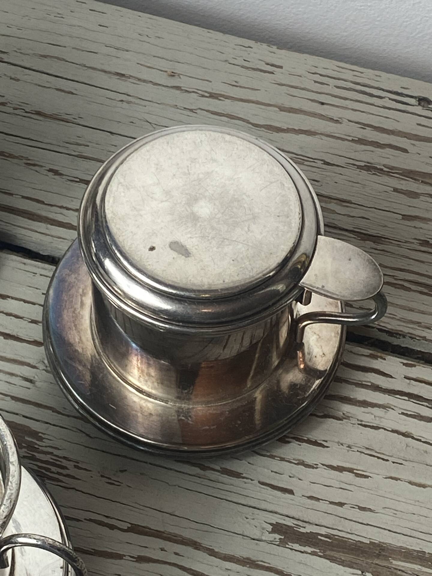 Silver-plated teapots