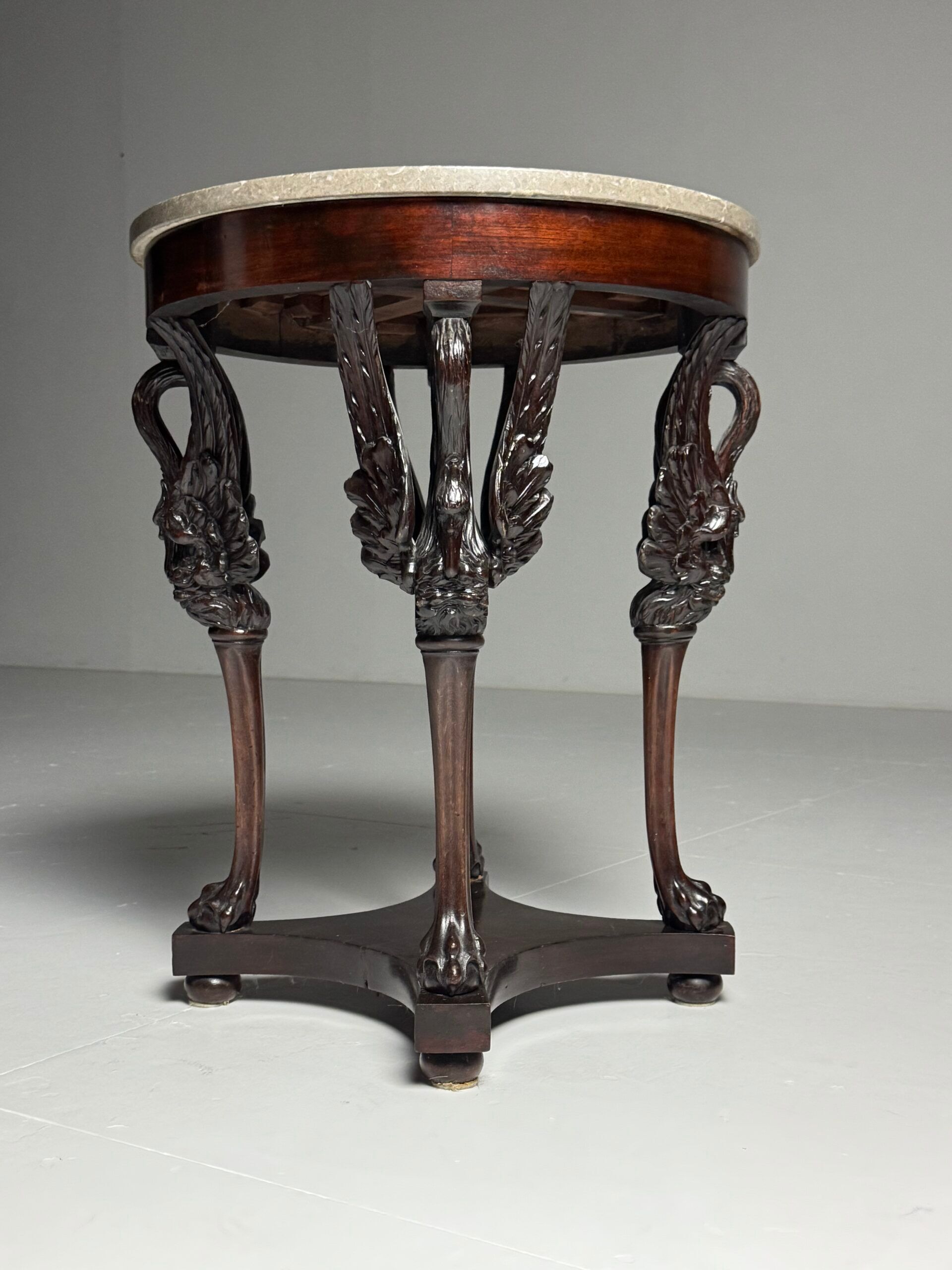 Empire gueridon 19th century mahogany