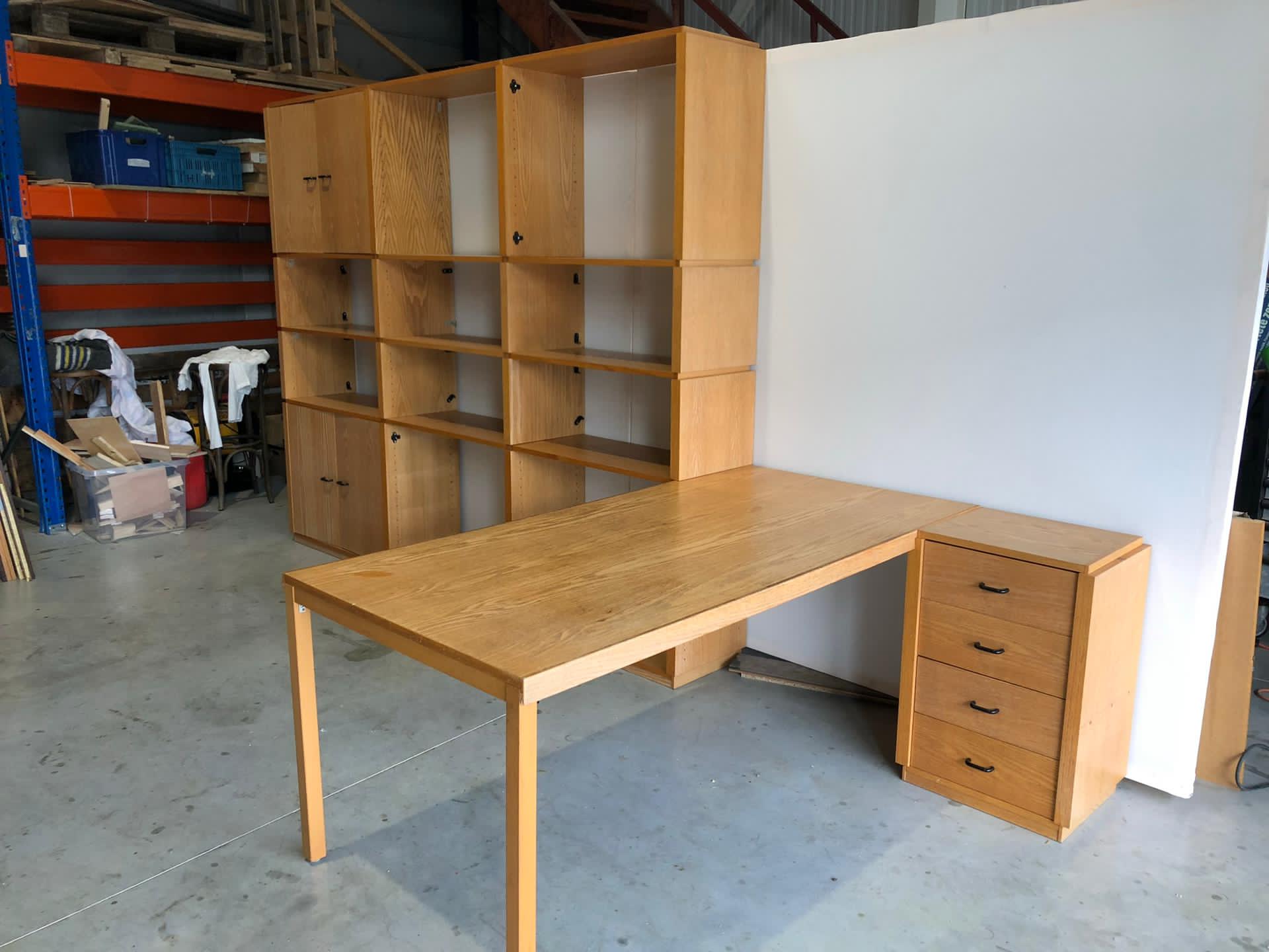 Bureau vintage avec support mural « Interlubke bipline »