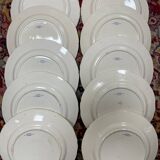 10 assiettes plates Moulin des Loups Beauce
