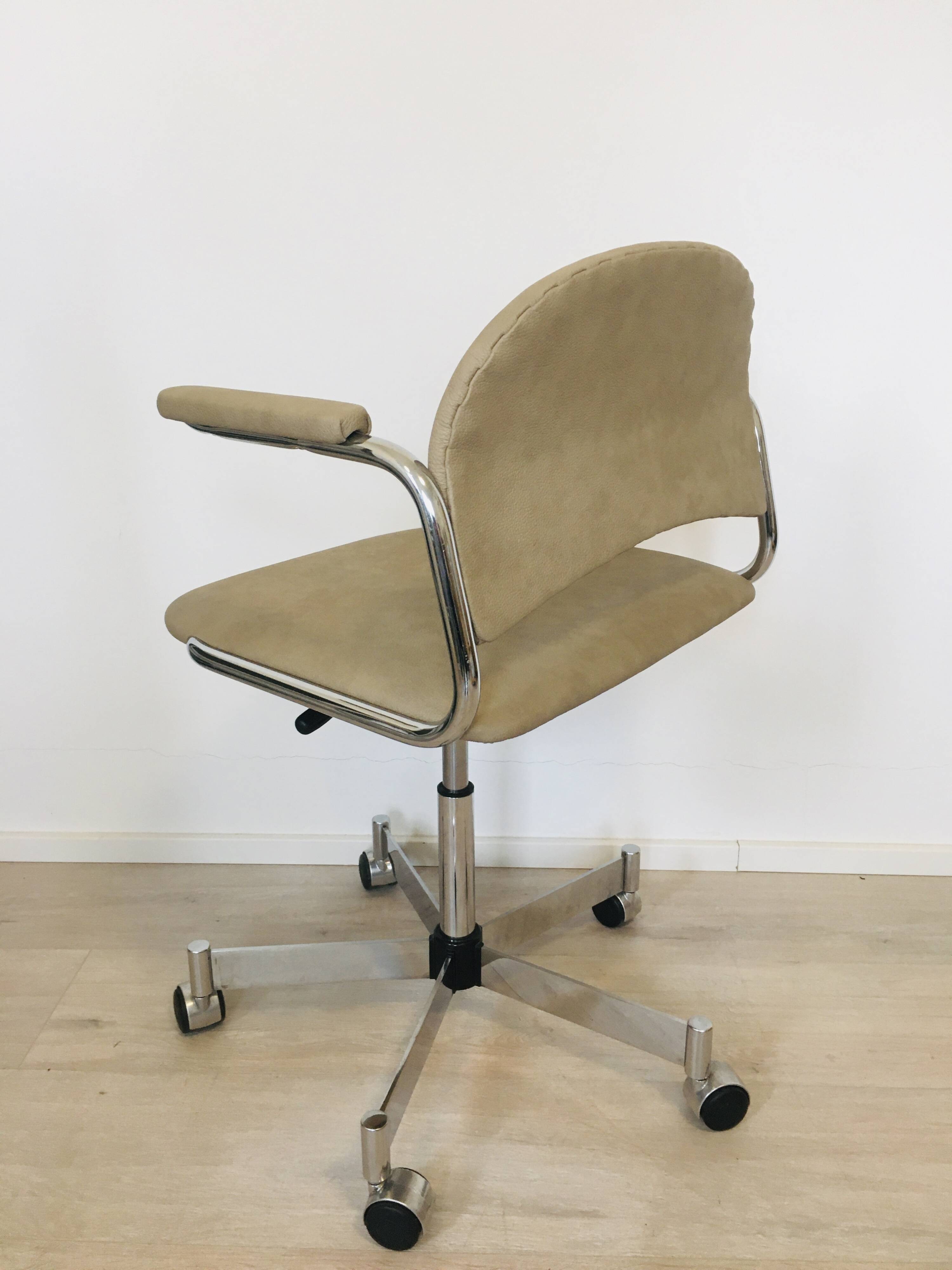 Fully Restored Kovona Desk Chair K-107, Czechoslovakia 1970’s