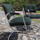 Paire de fauteuils Stafor vert bouteille