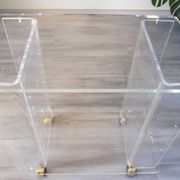 HI-FI furniture, turntable, plexiglass, Marais International, 1970-80