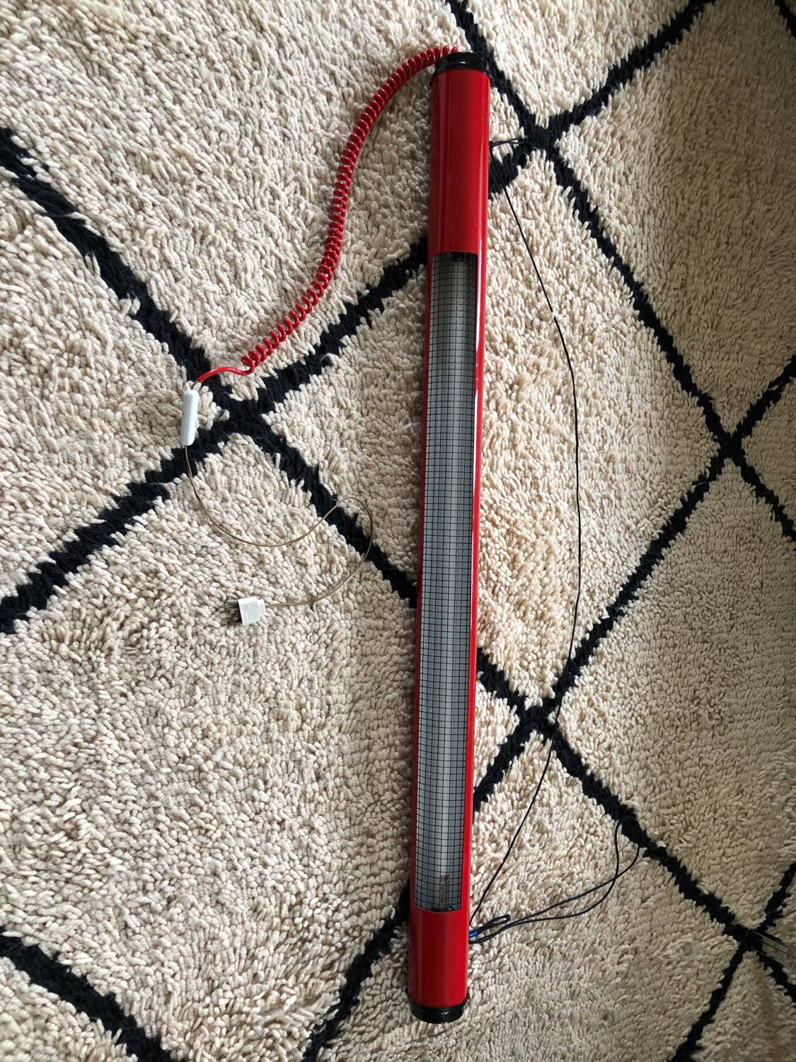 Red neon tube