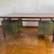 Bureau en palissandre et metal