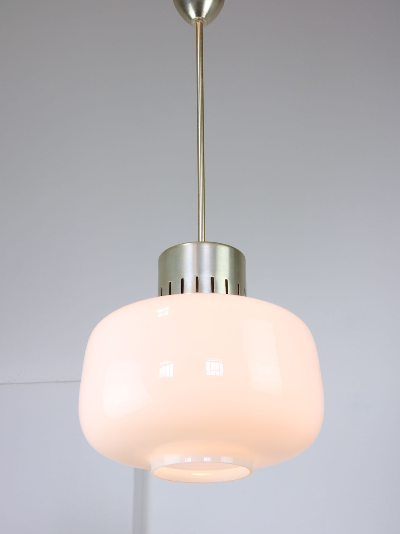 Mid-century Opaline Pendant Lamp