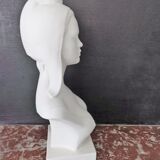 Large bust Marianne H:64cm B. Bardot in plaster