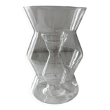 Habitat designer glass candle holder